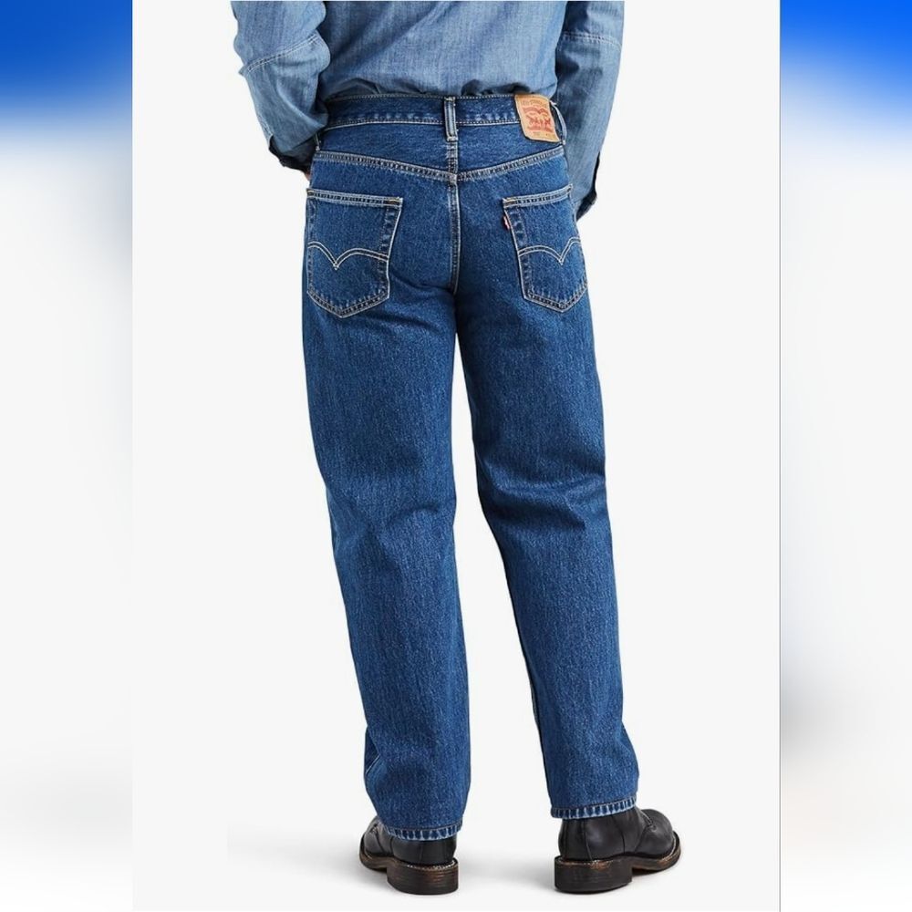 Levi's 550 Relaxed Straight Jeans Classic Fit Size 40x30 - Picture 3 of 13
